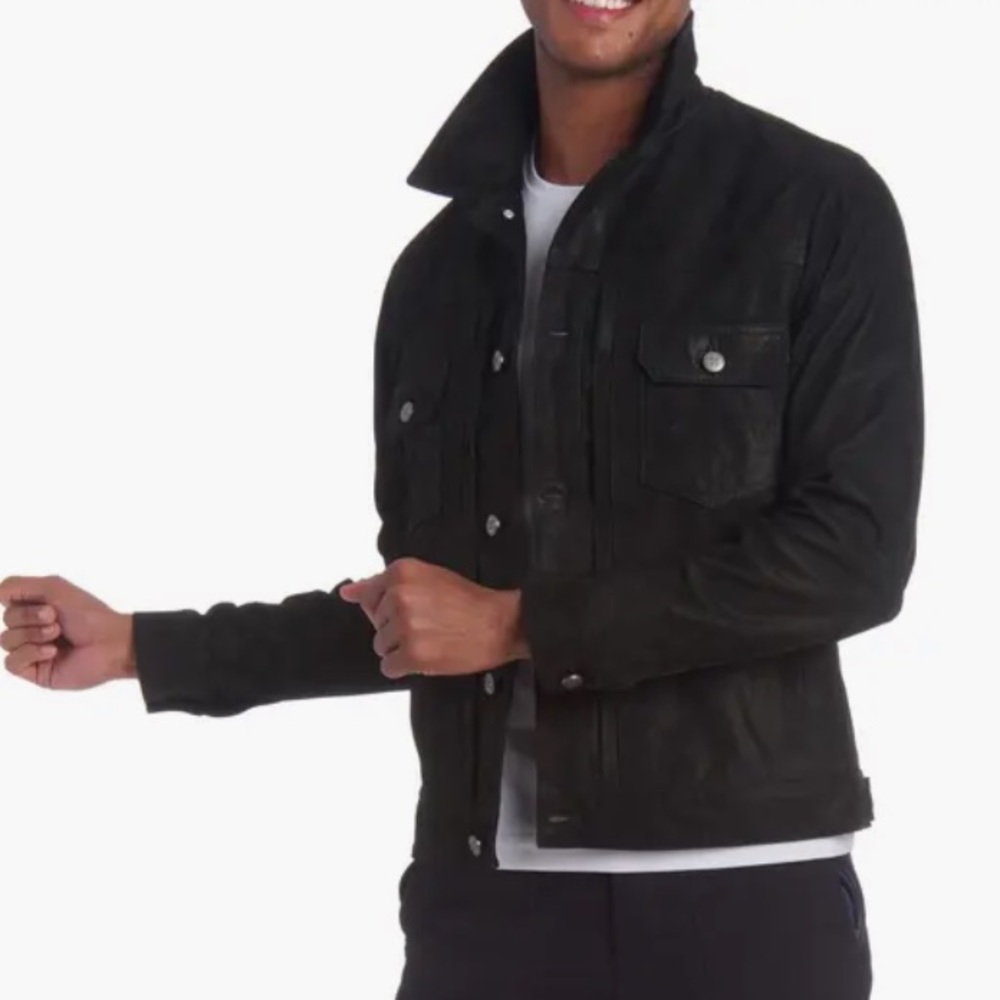 Pino by Pinoforte Black Leather Jacket